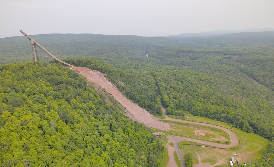Engineering and design for ski flying facility
