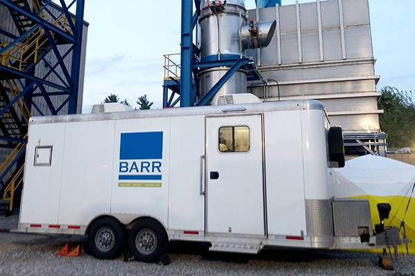 PFAS stack testing services for a manufacturing client