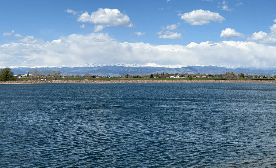 Milavec Reservoir in Frederick, Colorado.