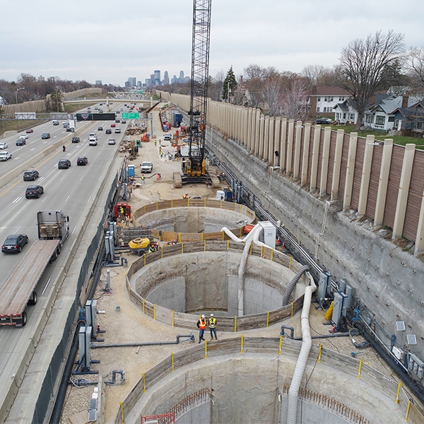 I-35W underground stormwater storage facility