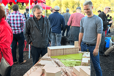 People view plan for Towerside District stormwater management system