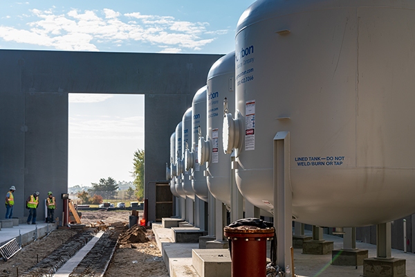 PFAS-impacted drinking water response and treatment plant design