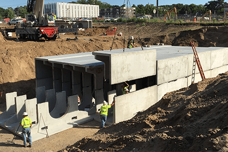 Installation of Towerside District stormwater management system