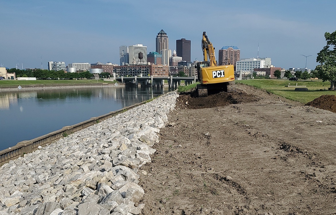 How Iowa’s capital is meeting the challenge of rising rivers