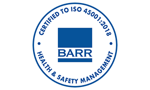 Barr’s health and safety management system now certified to ISO 45001:2018